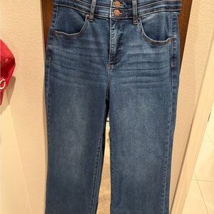 Risen wide leg trouser jeans - Freckled Poppy